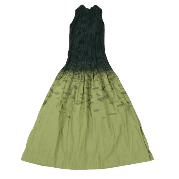 ISSEY MIYAKE FETE A-POC Jacquard Permanent Pleats Gradation Dress K-172521_009