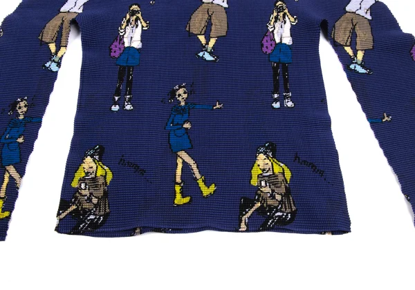 ISSEY MIYAKE me Snapshot Graphic Printed Pleats Top K-172522_007