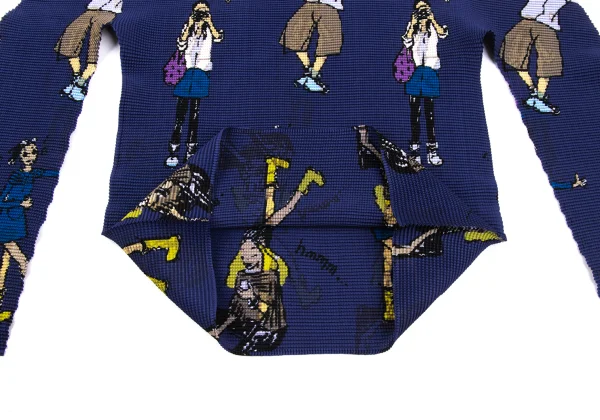 ISSEY MIYAKE me Snapshot Graphic Printed Pleats Top K-172522_008