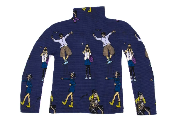 ISSEY MIYAKE me Snapshot Graphic Printed Pleats Top K-172522_009