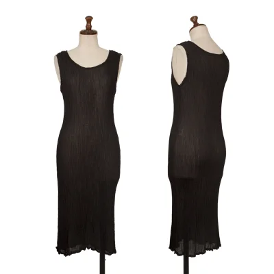 ISSEY MIYAKE me Dyed Crepe Pleated Sleeveless Dress