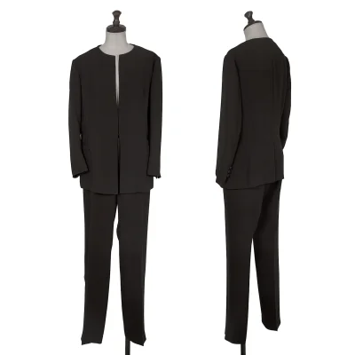 Y's Exclusive Collarless Jacket & Pants