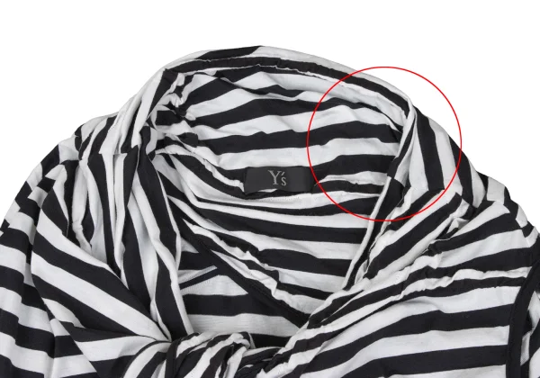 Y's Striped Scarf Design Cardigan K-172536_003