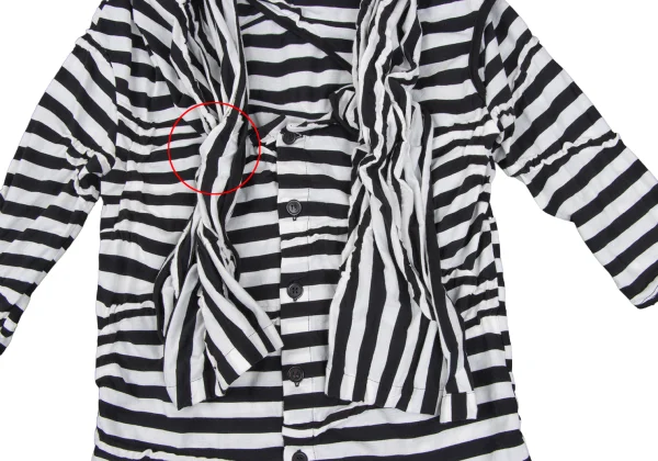 Y's Striped Scarf Design Cardigan K-172536_007