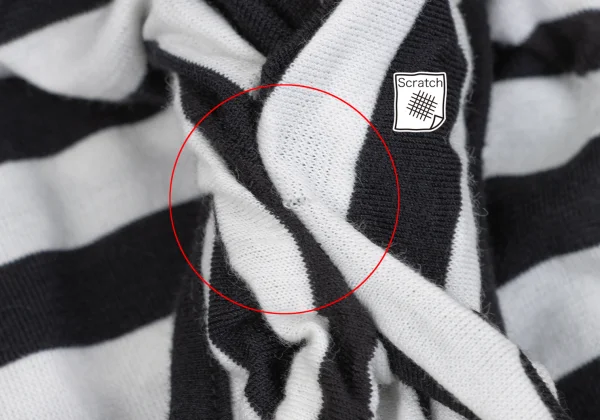 Y's Striped Scarf Design Cardigan K-172536_008