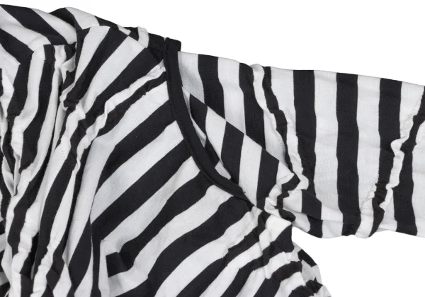 Y's Striped Scarf Design Cardigan K-172536_010