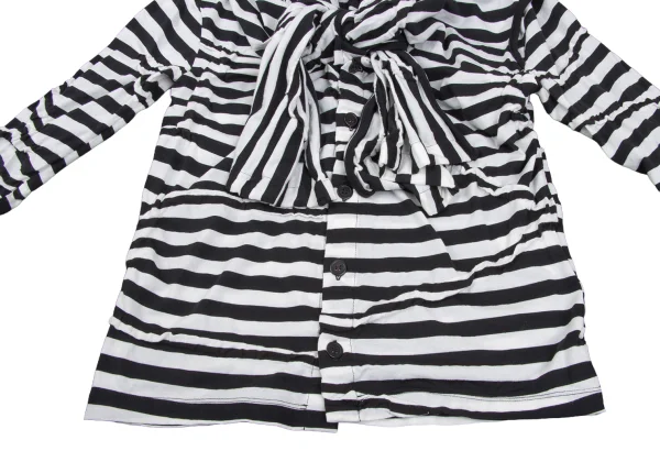 Y's Striped Scarf Design Cardigan K-172536_012