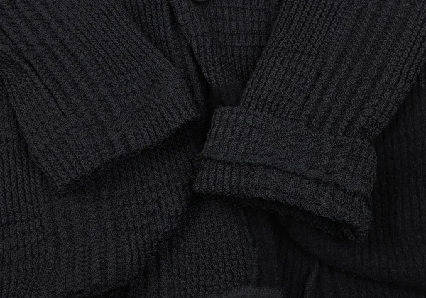 Y's Checker Woven Knit Jacket K-172537_007