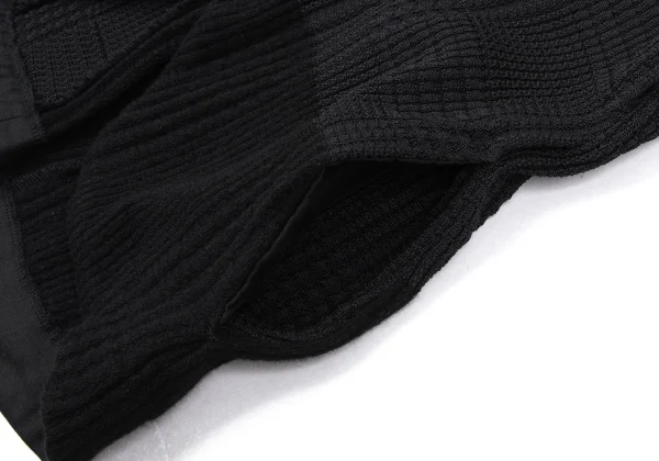 Y's Checker Woven Knit Jacket K-172537_009