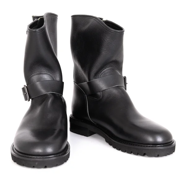 Y's Leather Engineer Boots Black 6 (US About 7.5) K-172542_001
