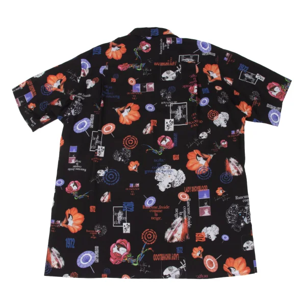 S'YTE x KAZUO KAMIMURA Printed Open-collar Shirt K-172543_010