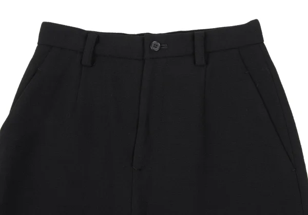 ISSEY MIYAKE Wool Georgette Center-Slit Skirt K-172547_003