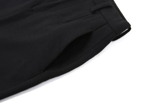 ISSEY MIYAKE Wool Georgette Center-Slit Skirt K-172547_005