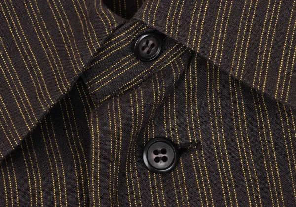 ISSEY MIYAKE PERMANENTE Cotton Striped Shirt K-172548_005