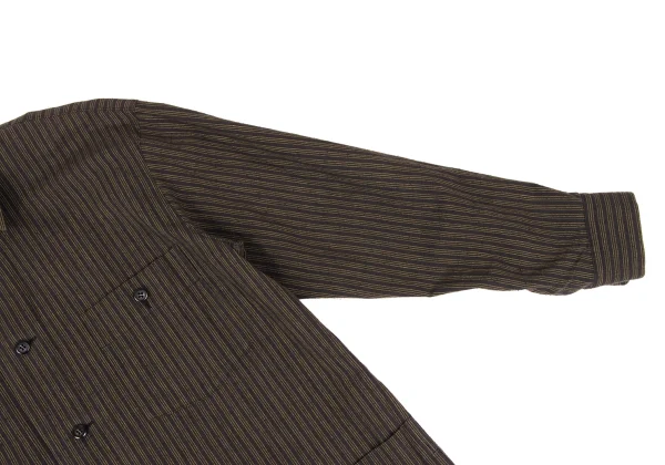 ISSEY MIYAKE PERMANENTE Cotton Striped Shirt K-172548_007