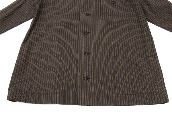 ISSEY MIYAKE PERMANENTE Cotton Striped Shirt K-172548_009