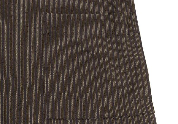 ISSEY MIYAKE PERMANENTE Cotton Striped Shirt K-172548_010