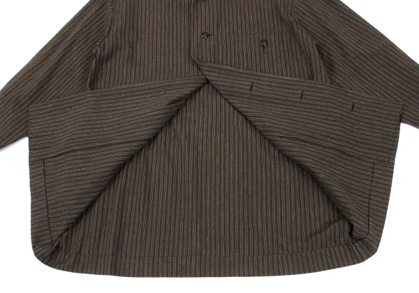ISSEY MIYAKE PERMANENTE Cotton Striped Shirt K-172548_011