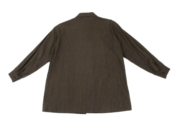 ISSEY MIYAKE PERMANENTE Cotton Striped Shirt K-172548_012