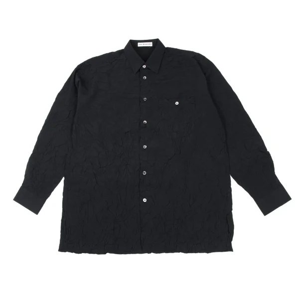 ISSEY MIYAKE MEN Wrinkled Shirt Black L K-172549_001