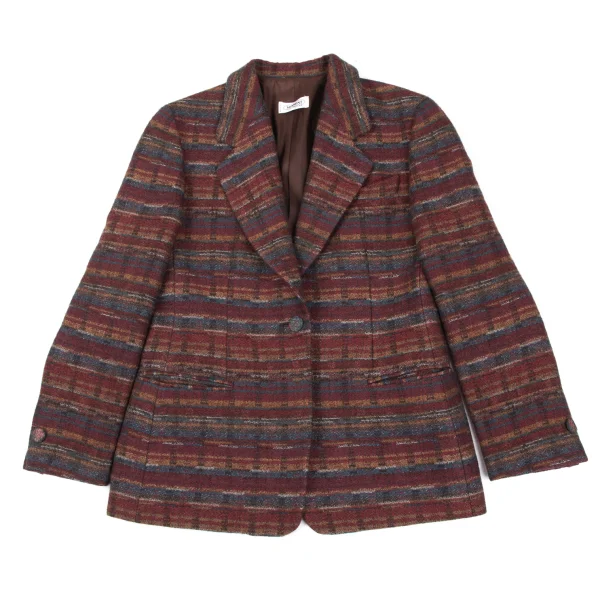 MISSONI DONNA Wool Striped Weave 1B Jacket K-172551_002