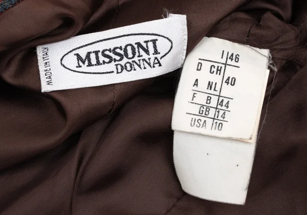 MISSONI DONNA Wool Striped Weave 1B Jacket K-172551_016