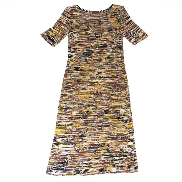 MISSONI Rayon Graphic Weave Knit Dress K-172552_002