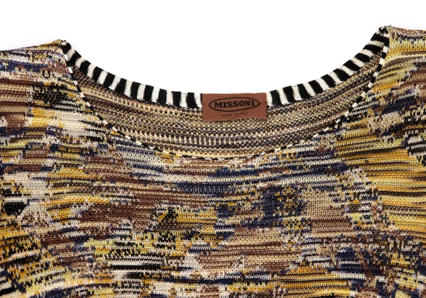 MISSONI Rayon Graphic Weave Knit Dress K-172552_004