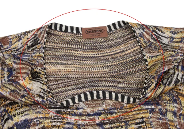 MISSONI Rayon Graphic Weave Knit Dress K-172552_005