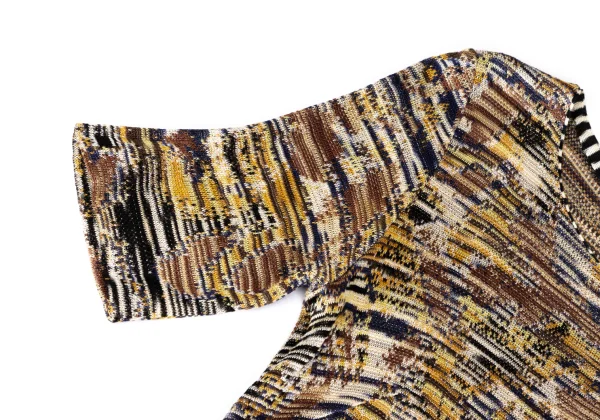 MISSONI Rayon Graphic Weave Knit Dress K-172552_007