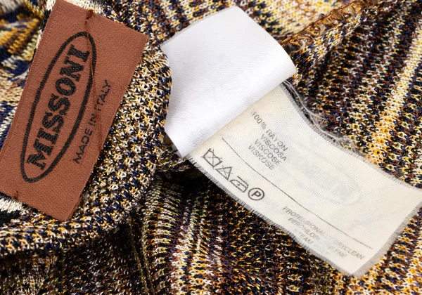 MISSONI Rayon Graphic Weave Knit Dress K-172552_015