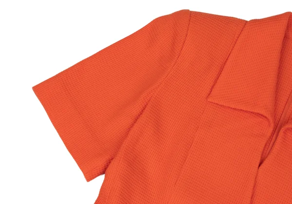 Yves Saint Laurent Rayon Cotton Waffle-Knit Short Sleeve Jacket K-172553_005
