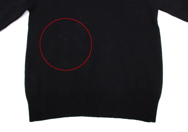 Yves Saint Laurent Logo Embroidery V-neck Knit Sweater K-172557_009