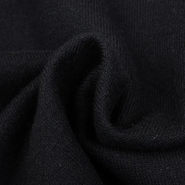 Yves Saint Laurent Logo Embroidery V-neck Knit Sweater K-172557_013
