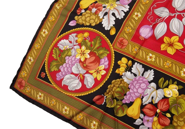 LOEWE Floral Printed Silk Scarf K-172558_003