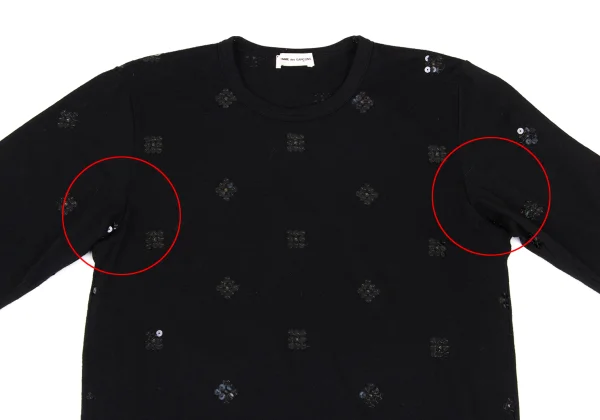 COMME des GARCONS Sequin Embellished Knit Top K-172559_003