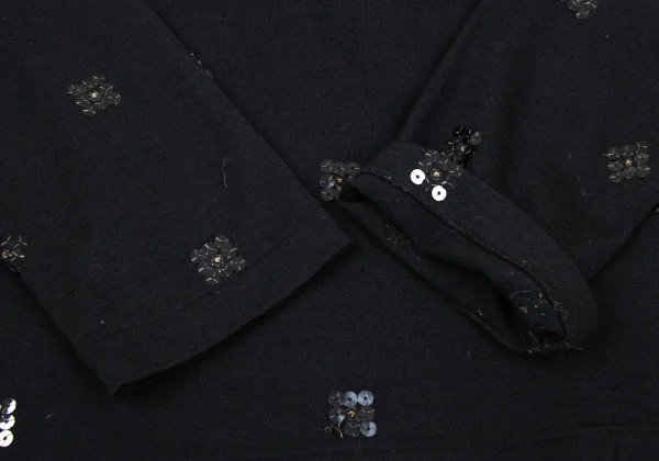COMME des GARCONS Sequin Embellished Knit Top K-172559_008