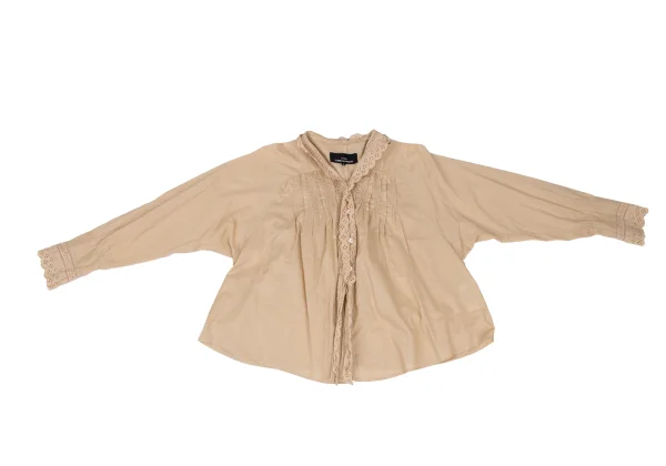 tricot COMME des GARCONS Dyed Lace Embroidery Pintuck Blouse K-172560_002
