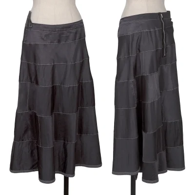 tricot COMME des GARCONS Dyed Spiral Panel Skirt