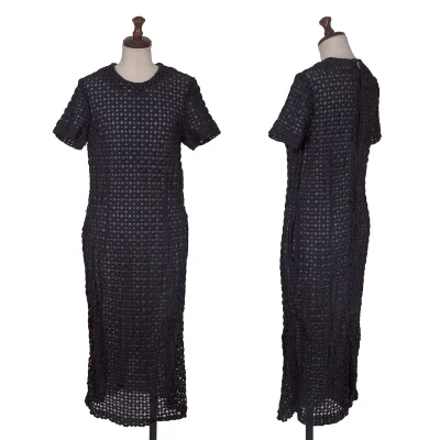 COMME des GARCONS Poly Lace Layered Short Sleeve Dress