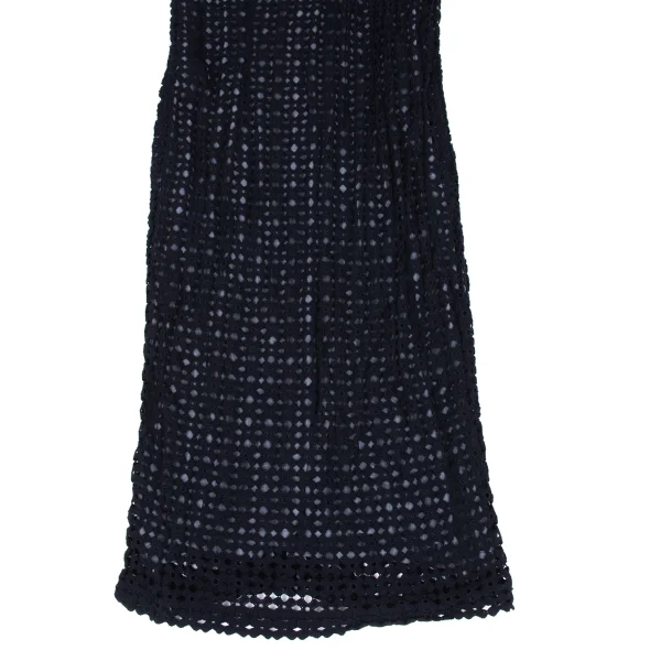 COMME des GARCONS Poly Lace Layered Short Sleeve Dress K-172564_006