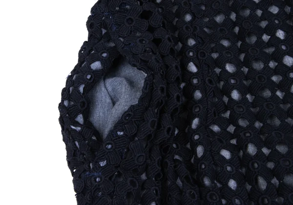 COMME des GARCONS Poly Lace Layered Short Sleeve Dress K-172564_007