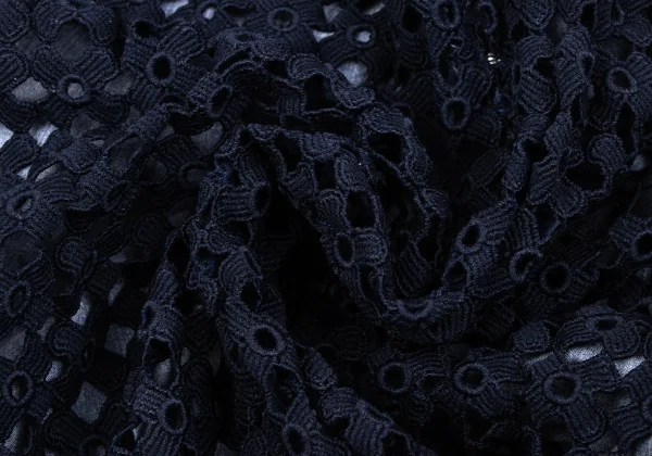 COMME des GARCONS Poly Lace Layered Short Sleeve Dress K-172564_013