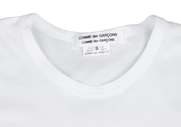 COMME des GARCONS Ruffled Hem Switching T-shirt K-172565_005