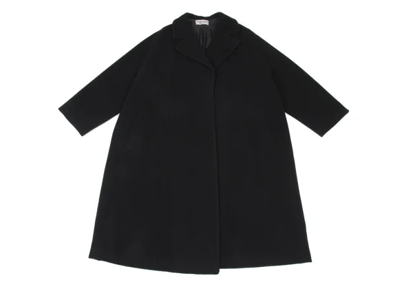 robe de chambre COMME des GARCONS Wool Mossa Buttonless Coat K-172567_002