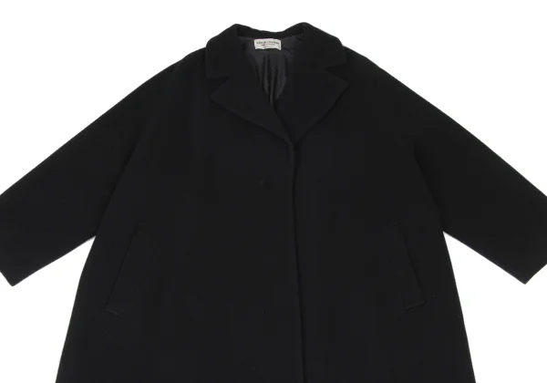 robe de chambre COMME des GARCONS Wool Mossa Buttonless Coat K-172567_003