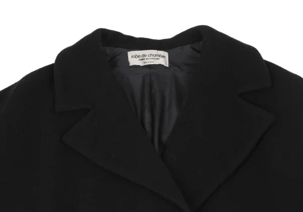 robe de chambre COMME des GARCONS Wool Mossa Buttonless Coat K-172567_004