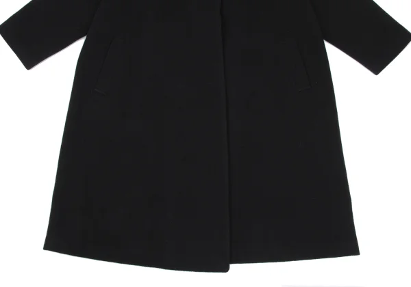 robe de chambre COMME des GARCONS Wool Mossa Buttonless Coat K-172567_007