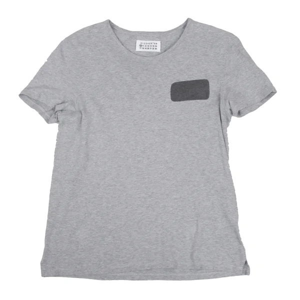 Maison Martin Margiela 10 Cotton Square Patch T-Shirt Grey 46 K-172568_001