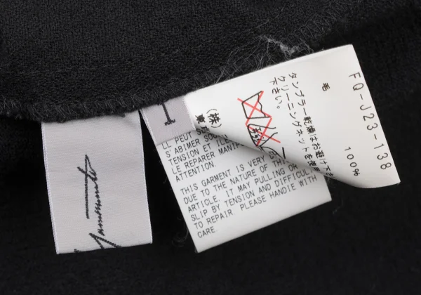 Yohji Yamamoto FEMME Summer Wool Hoodie Jacket K-172569_014